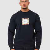 Marshall Artist U.K.ISM Box Logo Crewneck - Navy