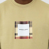 Marshall Artist U.K.ISM Box Logo Crewneck - Sandstone