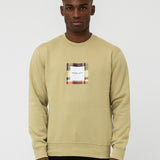 Marshall Artist U.K.ISM Box Logo Crewneck - Sandstone