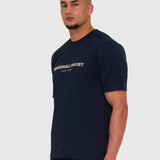 Marshall Artist Coastal Erosion T-Shirt - Navy