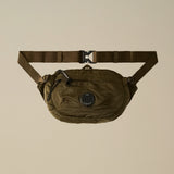 C.P. Company Nylon B Lens Crossbody Pack - Ivy Green