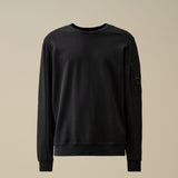 C.P. Company Light Fleece Crewneck Sweatshirt - Dark Eclipse