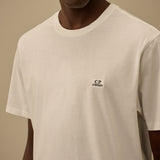 C.P. Company Jersey Short Sleeve Logo Patch T-Shirt - Gauze White