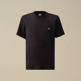 C.P. Company Jersey Short Sleeve Logo Patch T-Shirt - Total Eclipse