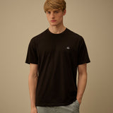 C.P. Company Jersey Short Sleeve Logo Patch T-Shirt - Black