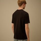 C.P. Company Jersey Short Sleeve Logo Patch T-Shirt - Black