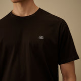 C.P. Company Jersey Short Sleeve Logo Patch T-Shirt - Black