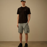 C.P. Company Jersey Short Sleeve Logo Patch T-Shirt - Black