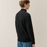 C.P. Company Lambswool Lens Half Zip Sweater - Black