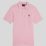 Lyle & Scott Plain Polo Shirt - Pink Light