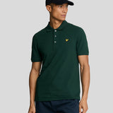 Lyle & Scott Plain Polo Shirt - Dark Green