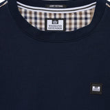 Weekend Offender Vega Sweatshirt - Navy/Mid House Check