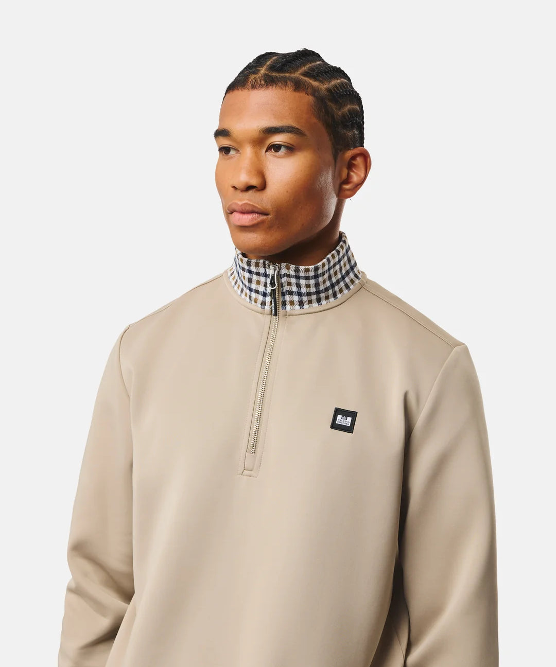 Weekend Offender Henson 1/4 Zip Track Top - Rock