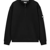 Weekend Offender Kraviz 1/4 Zip Sweatshirt - Black
