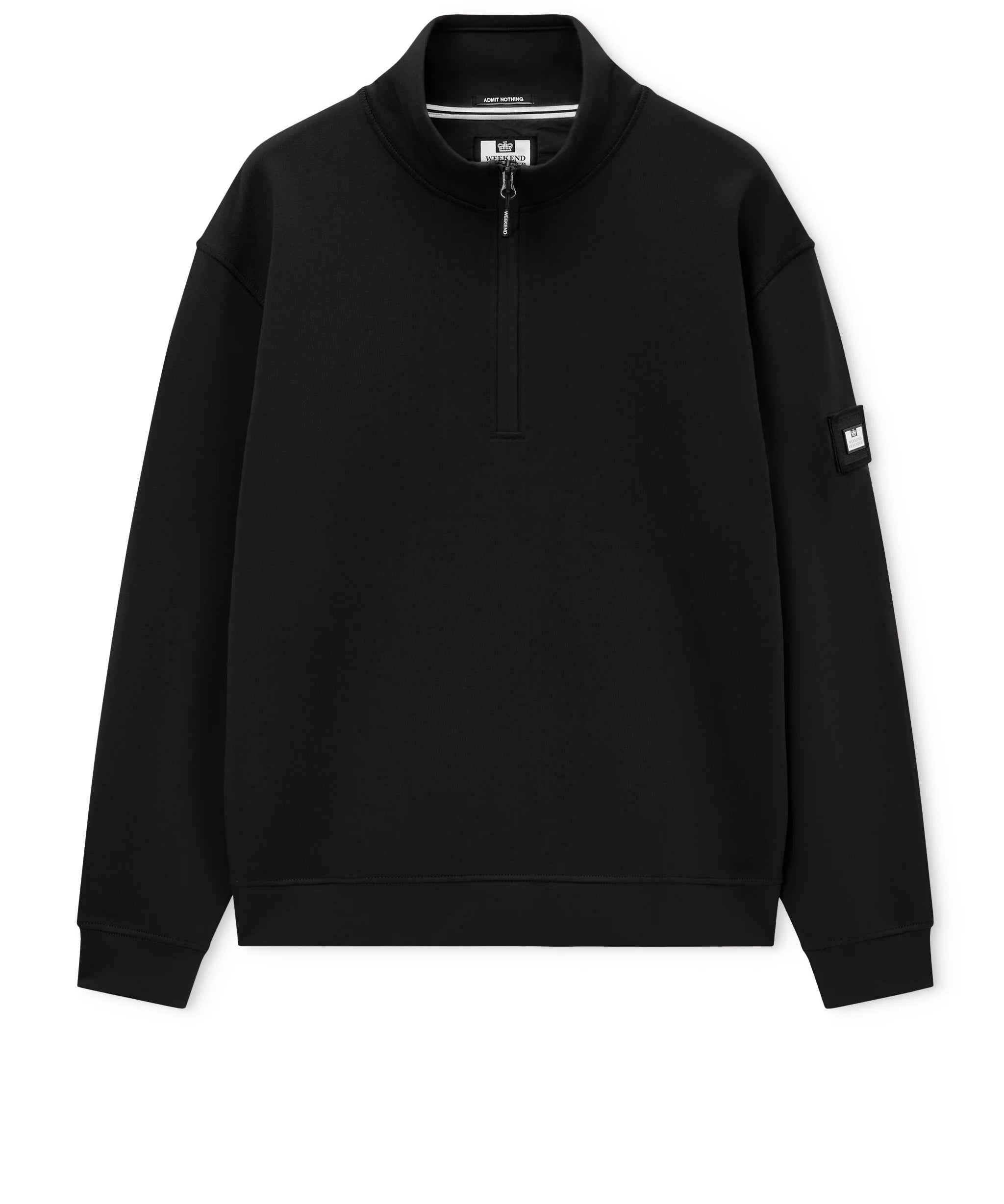 Weekend Offender Kraviz 1/4 Zip Sweatshirt - Black