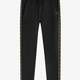 Fred Perry Contrast Tape Track Pant - Black/Warmstone