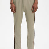 Fred Perry Contrast Tape Track Pant - Warm Grey/Brick