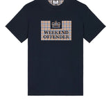 Weekend Offender Shevchenko Tee - Navy/Mid House Check