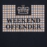 Weekend Offender Shevchenko Tee - Navy/Mid House Check