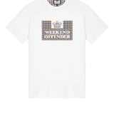 Weekend Offender Shevchenko Tee - White/Mid House Check