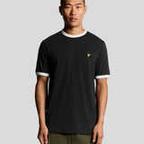 Lyle & Scott Ringer T-Shirt - Black/White