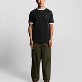 Lyle & Scott Ringer T-Shirt - Black/White