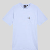 Lyle & Scott Linen Blend Raglan T-Shirt - Light Blue