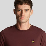 Lyle & Scott Plain T-Shirt - Burgundy