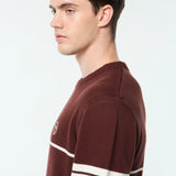Sergio Tacchini Orion Knitted Jumper - Bitter Chocolate/Gardenia