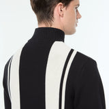 Sergio Tacchini Young Line 1/4 Zip - Black/Gardenia