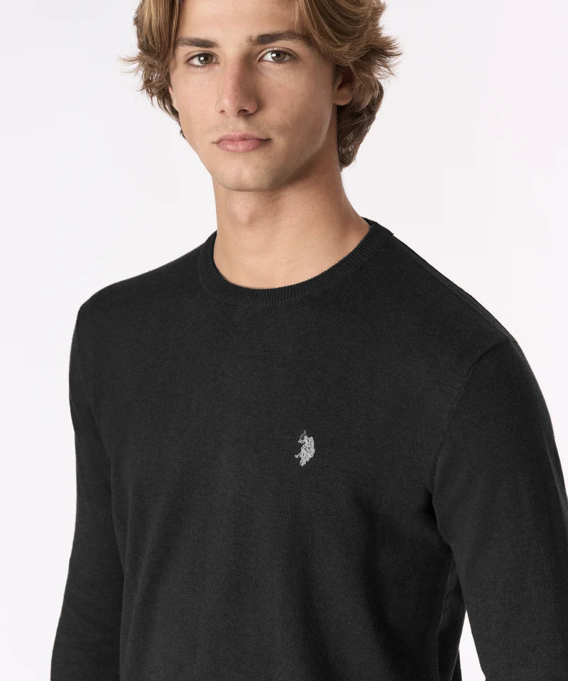 U.S. Polo Assn. Leon Cashmere Blend Jumper - Black