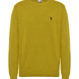 U.S. Polo Assn. Leon Cashmere Blend Jumper - Mustard
