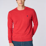 U.S. Polo Assn. Maglioncino Girocollo Cotone e Cashmere - Red