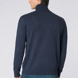 U.S. Polo Assn. Maglioncino Dolcevita in Cotone e Cashmere - Dark Navy