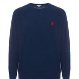 U.S. Polo Assn. Maglia Girocollo in misto Lana - Dark Navy