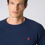 U.S. Polo Assn. Maglia Girocollo in misto Lana - Dark Navy