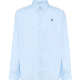 U.S. Polo Assn. Regular Fit Cotton Shirt - Sky Blue
