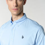 U.S. Polo Assn. Regular Fit Cotton Shirt - Sky Blue