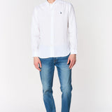 U.S. Polo Assn. Slim Fit Linen Shirt - White