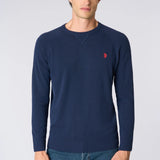 U.S. Polo Assn Harv Wool Blend Jumper - Navy