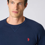 U.S. Polo Assn Harv Wool Blend Jumper - Navy