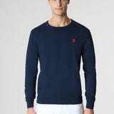 U.S. Polo Assn. Cotton Crew Neck Jumper - Navy