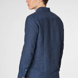 U.S. Polo Assn. Slim Fit Linen Shirt - Navy