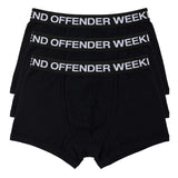 Weekend Offender Boxer Shorts Pack of 3 - Black