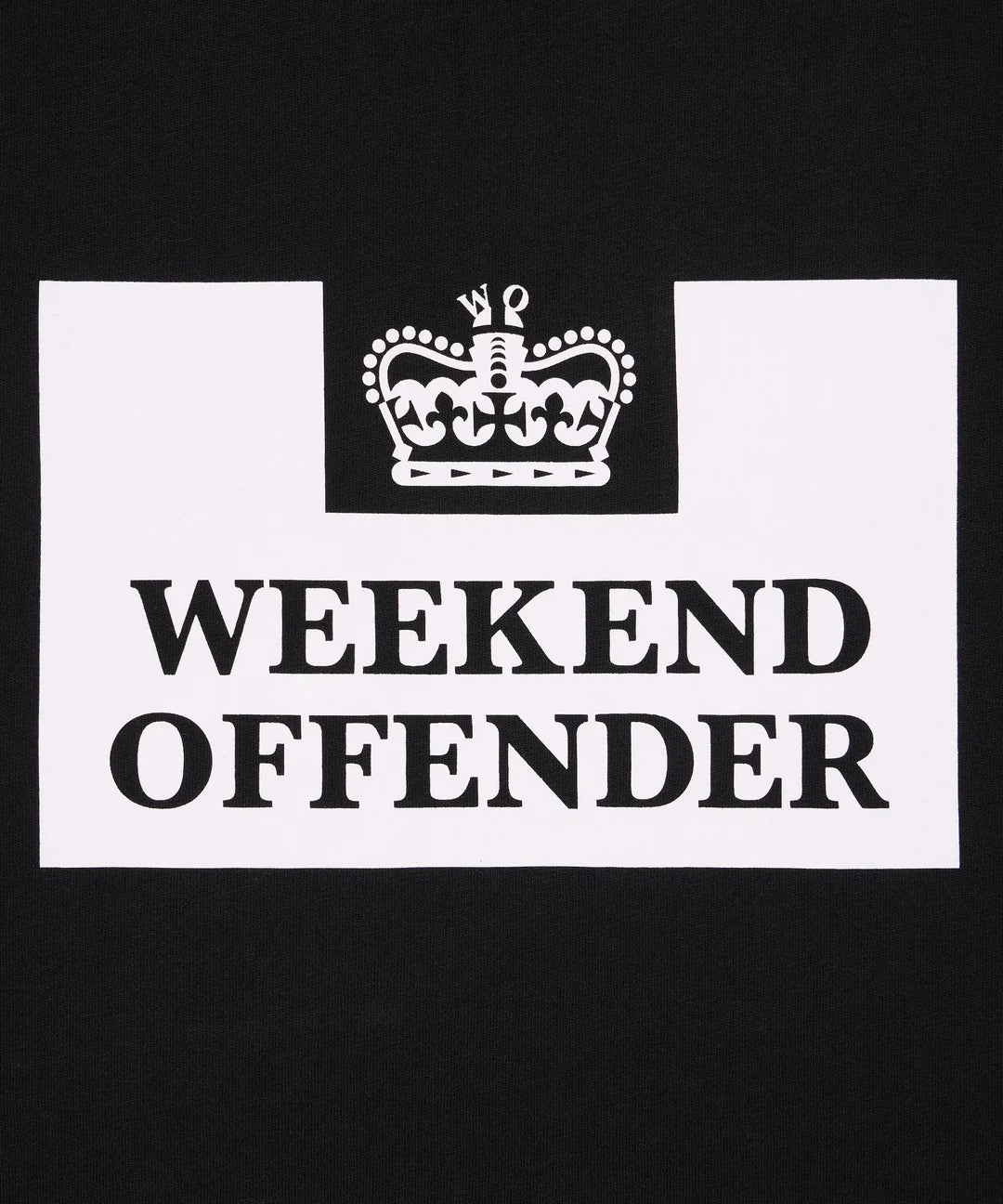 Weekend Offender Prison T-Shirt - Black