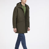 AT.P.CO Calix Wool Coat - Khaki Green