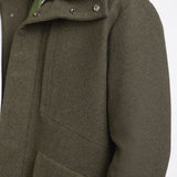 AT.P.CO Calix Wool Coat - Khaki Green