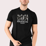 Three-Stroke "Boys" T-Shirt - Black