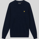 Lyle & Scott Cotton Merino Crew Neck Jumper - Dark Navy