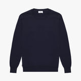 Aquascutum Active Extrafine Merino Wool Patches Knit - Navy